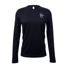 Black long sleeve tee featuring the white tagline "Only Possible Here" and the white cancer strikethrough logo on the top left chest area.