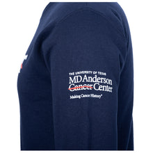 MD Anderson Strikethrough Crewneck
