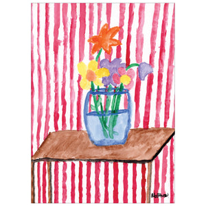 Posies and Stripes 8 Count