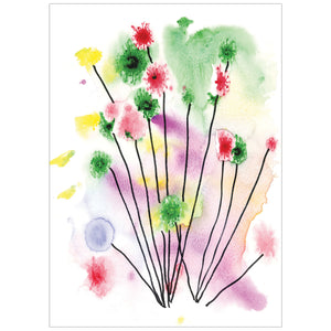 Watercolor Flowers POD