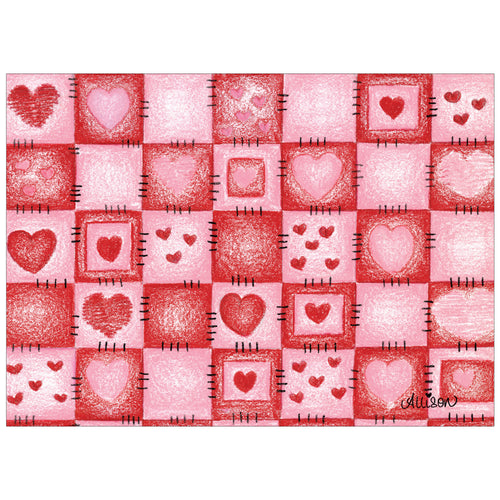 Quilted Hearts POD