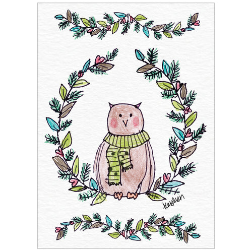 Owl Wreath POD