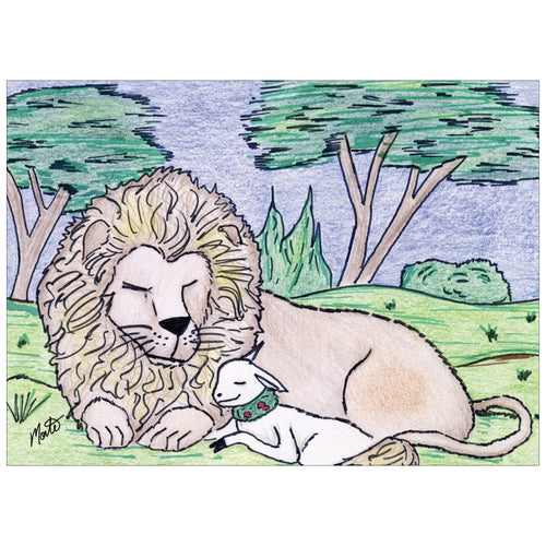 Lion and Lamb POD