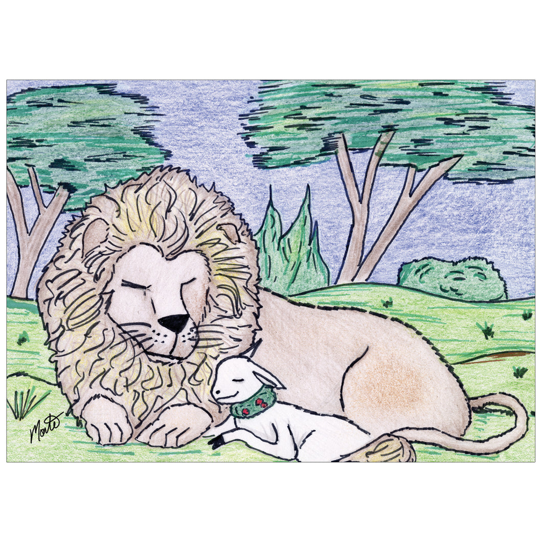 Lion and Lamb POD