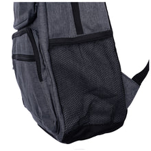 Closeup of side seam pocket for water bottles.