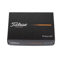 Titliest packaging showing the Pro V1 logo.