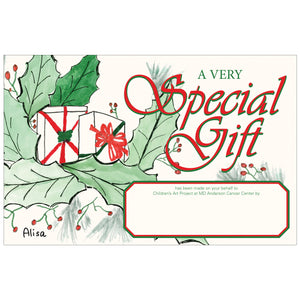 Holiday Gifts Contribution Card