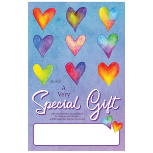 Gradient Hearts Contribution Card
