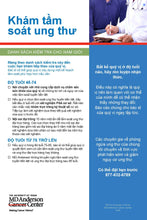 Cancer Screening Exams Checklist - 25ea.