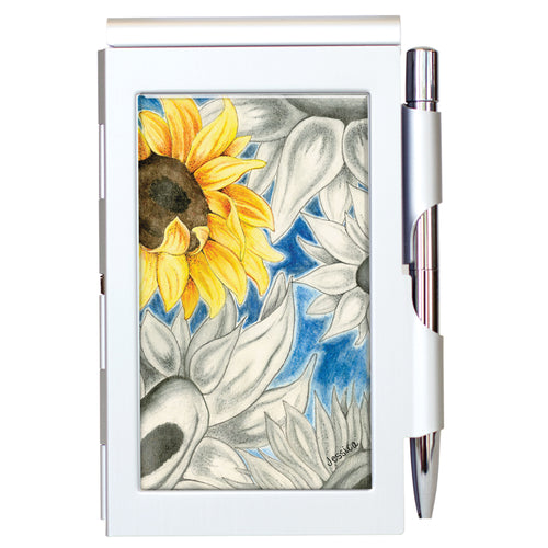 Sunflowers Flip Notepad
