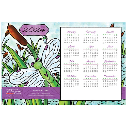 Personalized Dragonfly Poster Calendar
