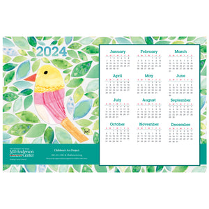 Personalized Perching Bird Poster Calendar