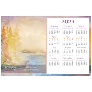 Personalized Sunrise on Lake Poster Calendar