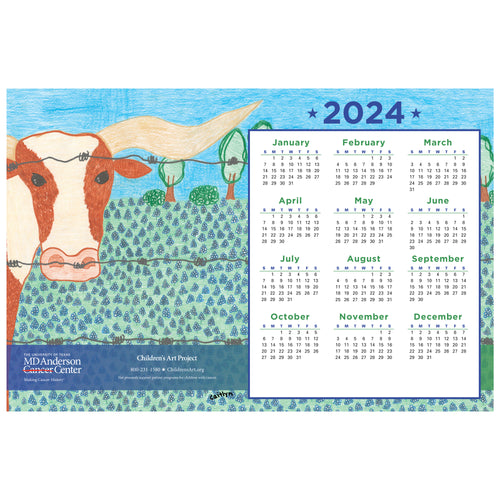 Personalized Texas Longhorn Poster Calendar