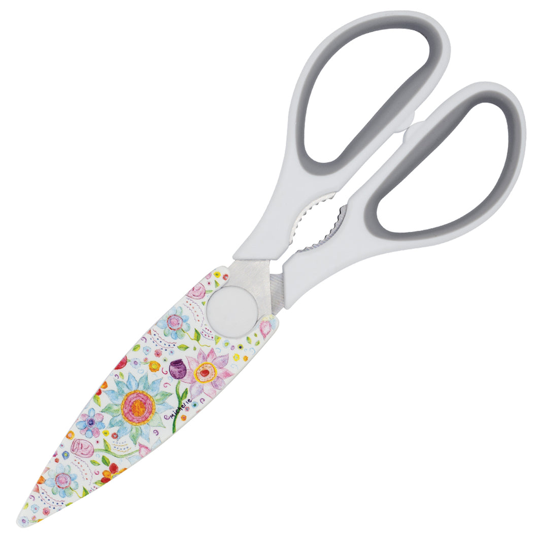 Boho Flowers Utility Scissors