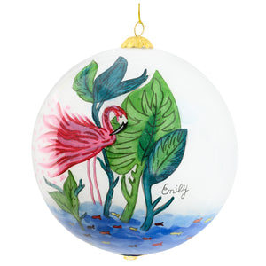 Tropical Flamingo Ornament