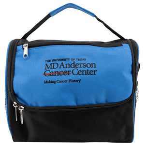 MD Anderson Blue/Black Lunch Bag
