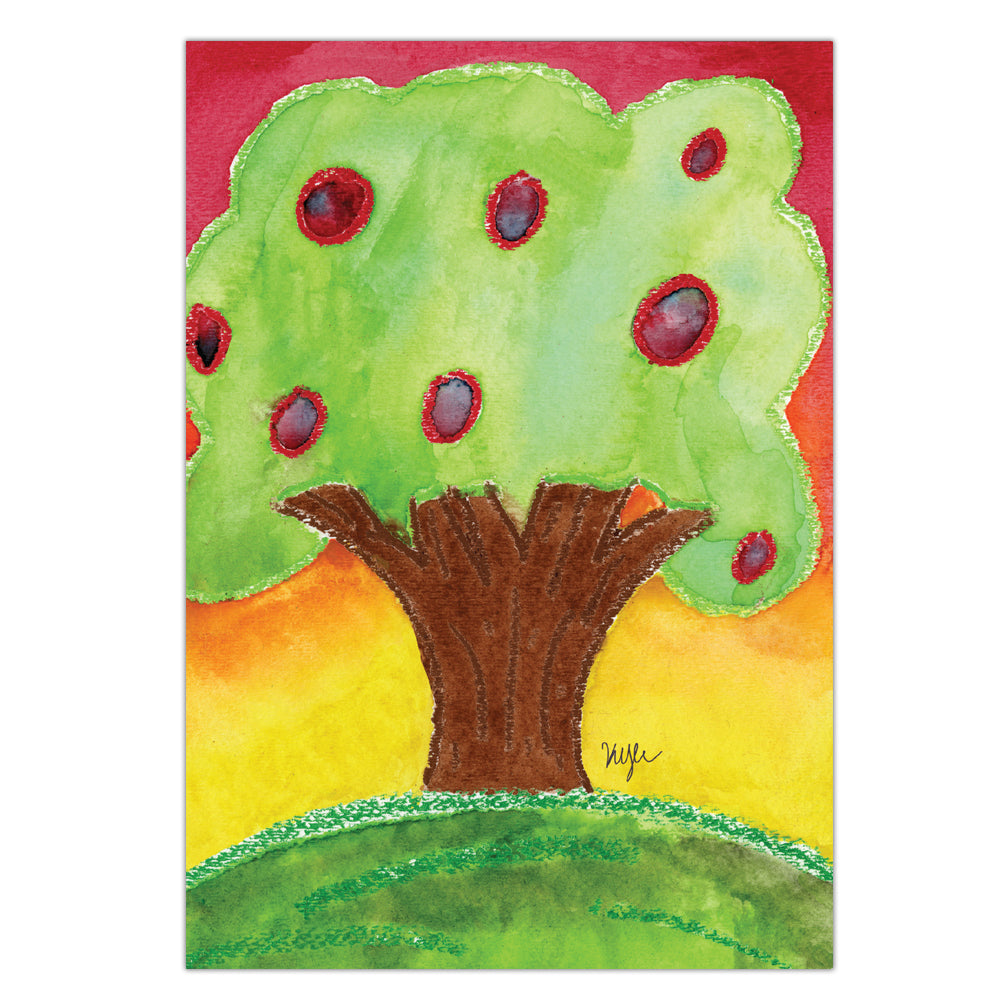 Apple Tree (8 CARDS/8 ENVS) - Children's Art Project