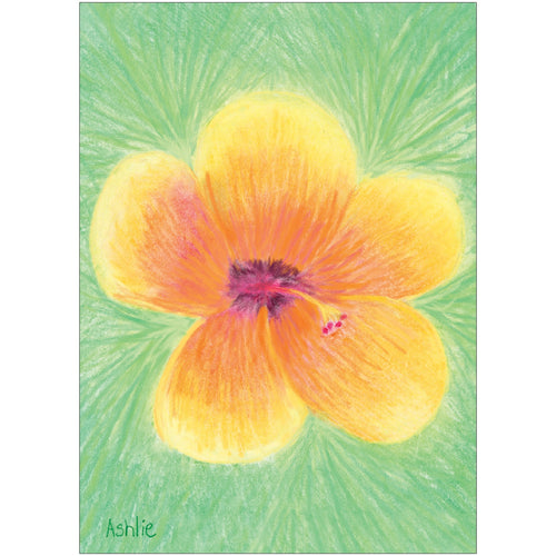 Yellow Hibiscus 8 Count - Children's Art Project