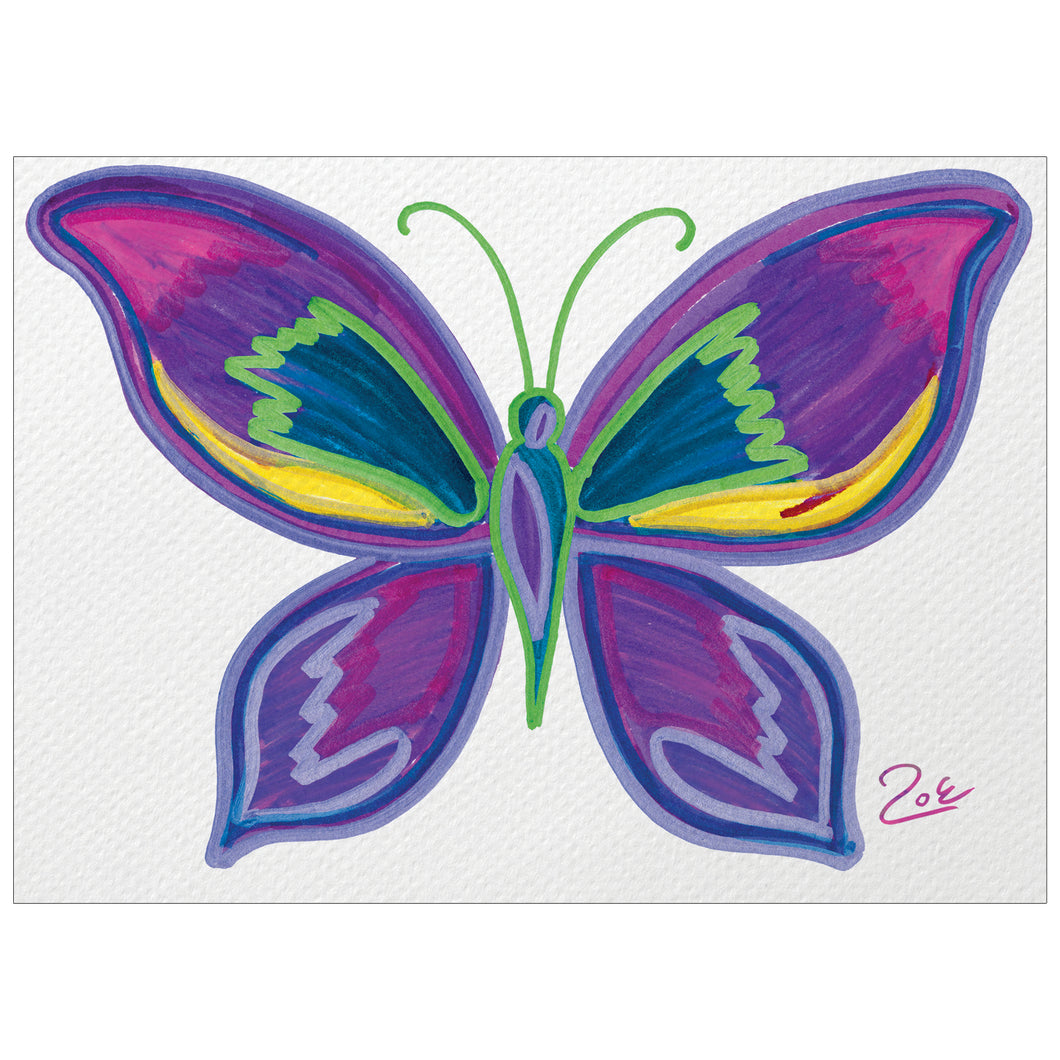 Purple Butterfly 8 count