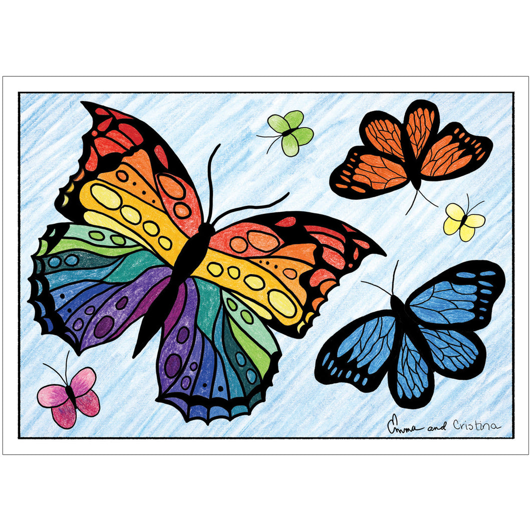 Beautiful Butterflies - Children's Art Project