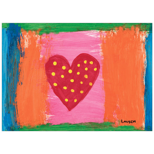 Polka Dot Heart (POD) - Children's Art Project