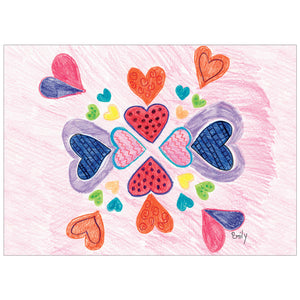 Heart Quilt (POD) - Children's Art Project