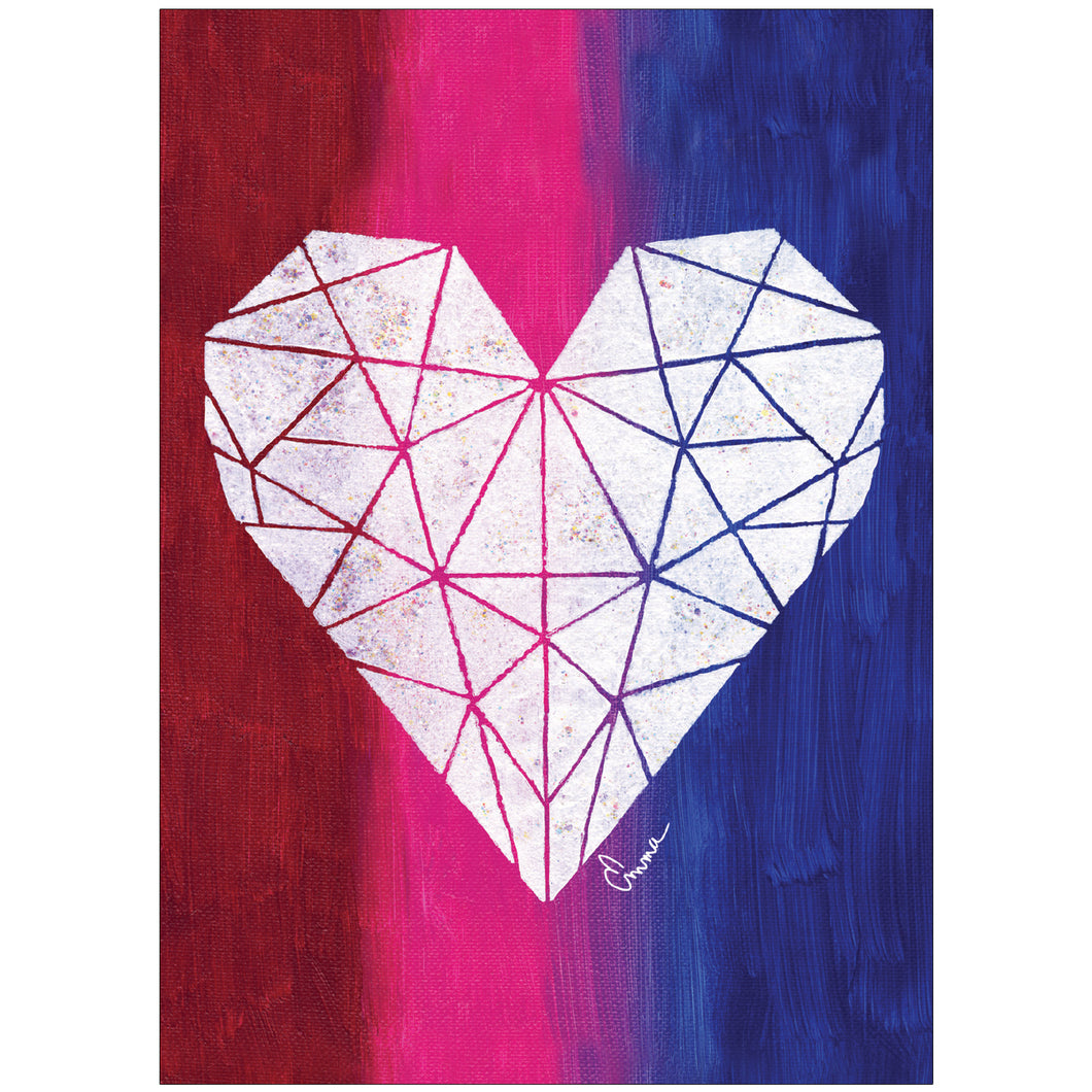 Geometric Heart 8 Count - Children's Art Project