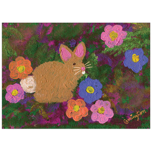 Bunny and Flowers POD