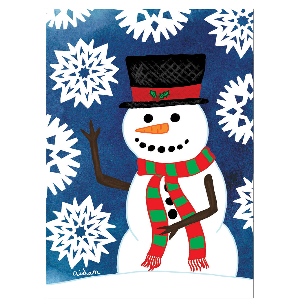 Frosty the Snowman Card 10 count