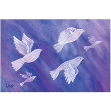 Doves in Flight - Children's Art Project