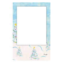 Personalized White Christmas Vertical Photo Card