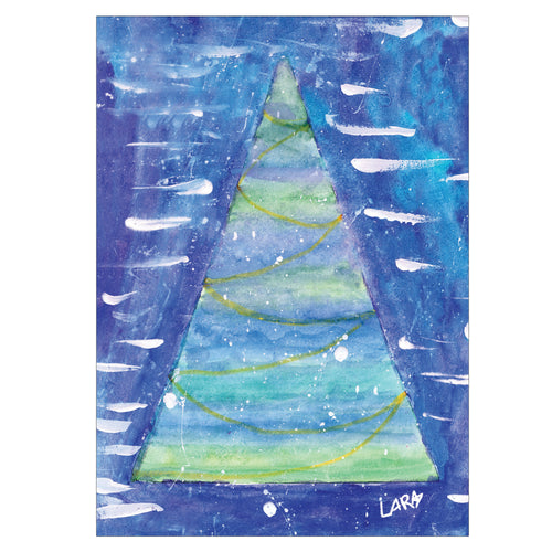 Personalized Holiday Tree Card