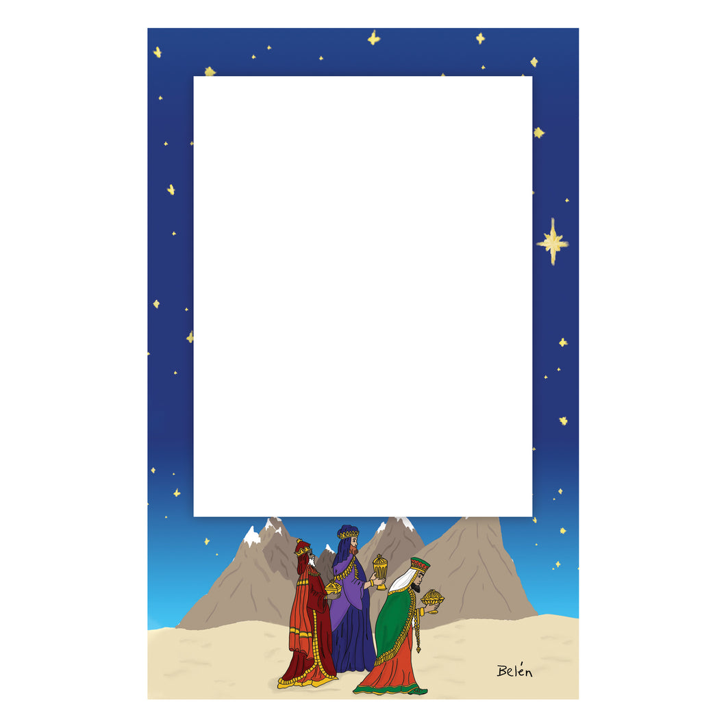 Personalized Three Wise Men Vertical Photo Card
