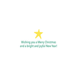 Bright Christmas Vertical Photo Card