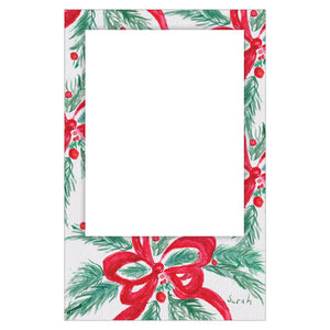 Personalized Holiday Sprig Vertical Photo Card