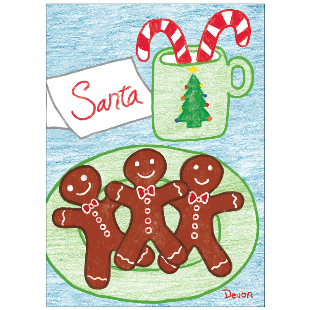 Personalized Cookies for Santa - Children's Art Project