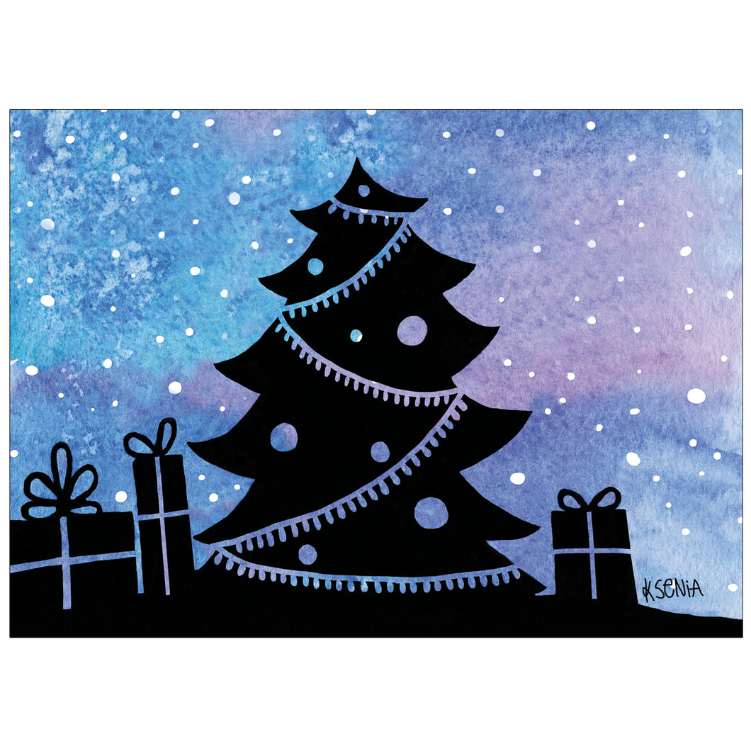 Magical Christmas 10 card pack - Children's Art Project