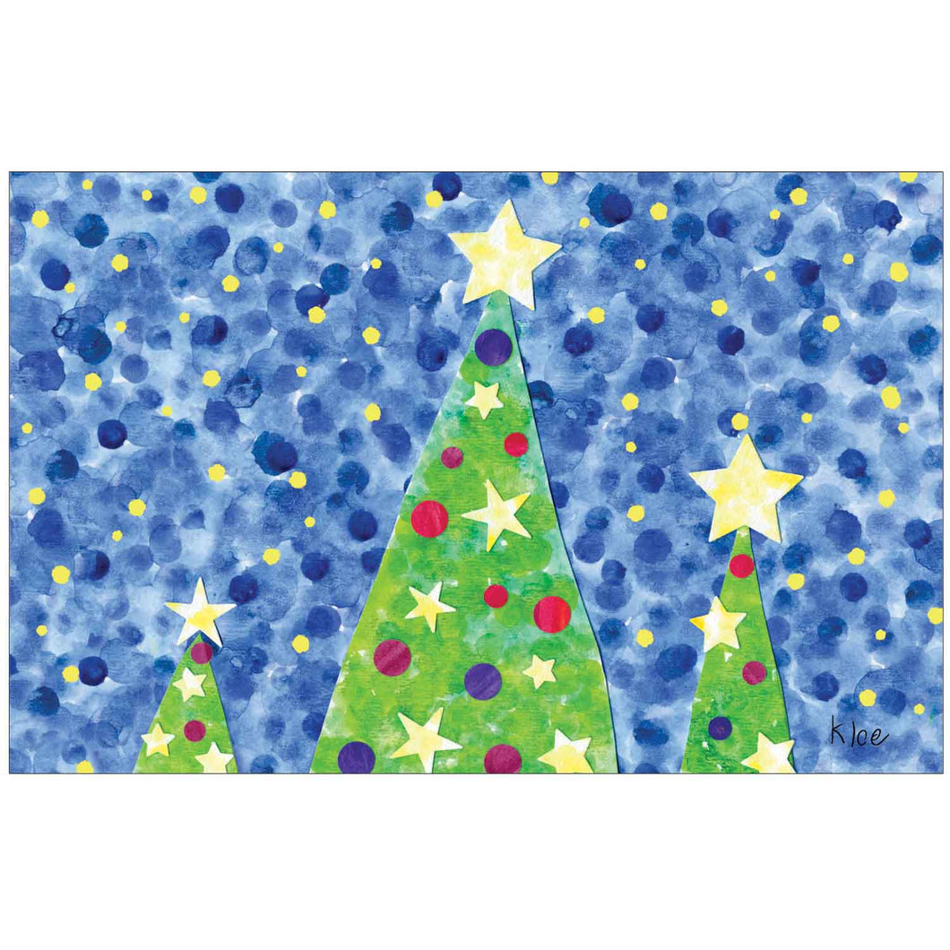Starry Christmas - Children's Art Project
