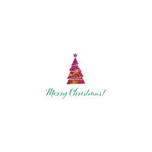 Christmas Tree Cutout Card (POD)
