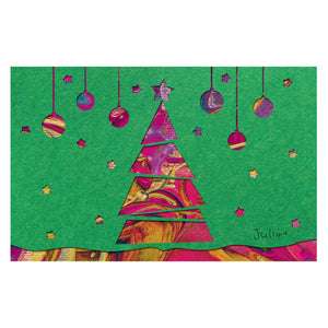 Christmas Tree Cutout Card (POD)