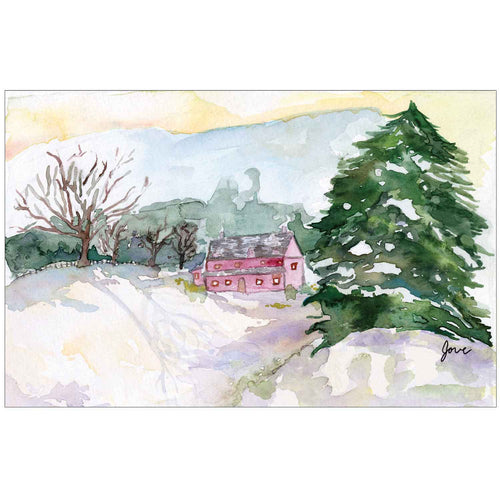 Winter Landscape - Children's Art Project