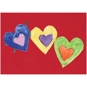 Trio of Hearts - Children's Art Project