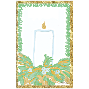 White Candle - Children's Art Project