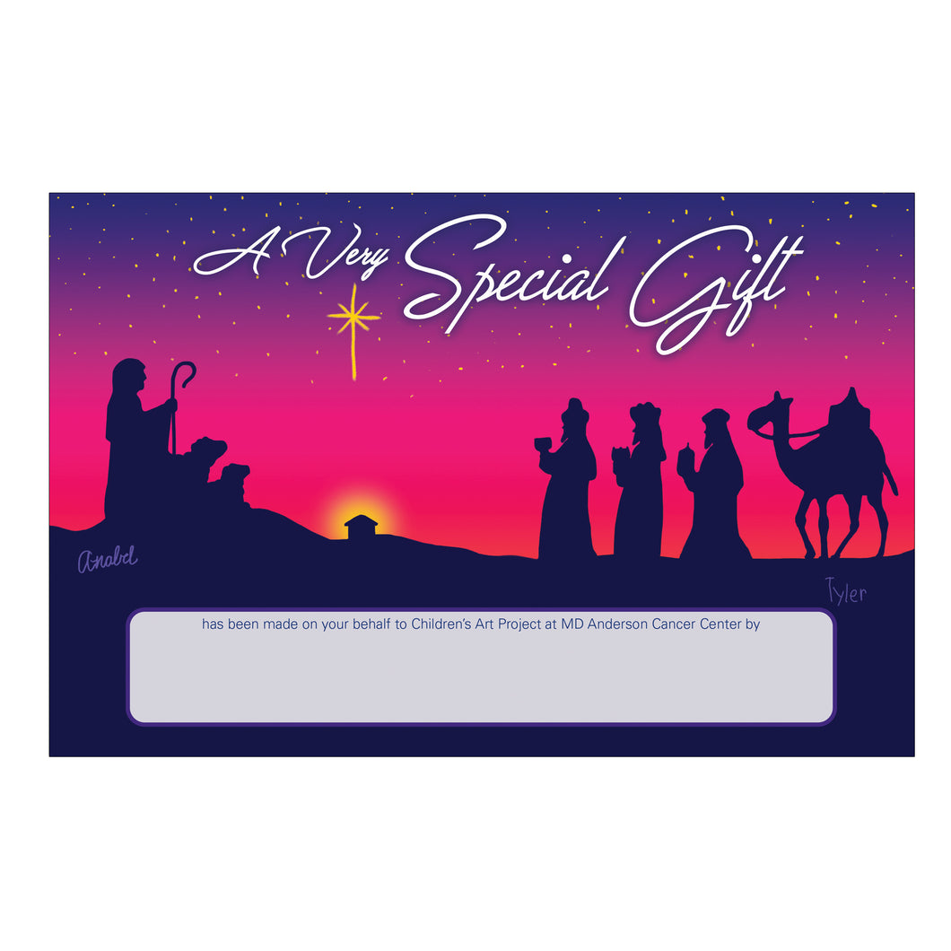 Shepherd and Three Kings Contribution Card