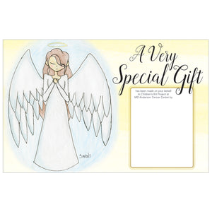 Angel Contribution Card - Children's Art Project