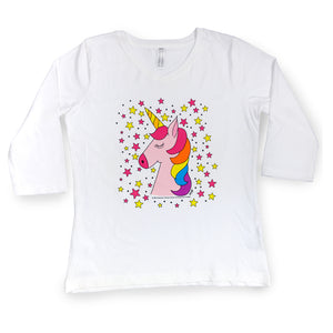 Unicorn Shirt - Ladies - Children's Art Project