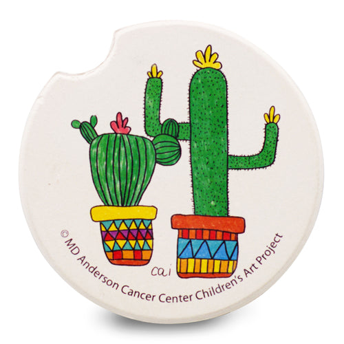 Cacti Car Coaster - Children's Art Project