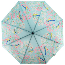 Blue Paridae Umbrella - Children's Art Project