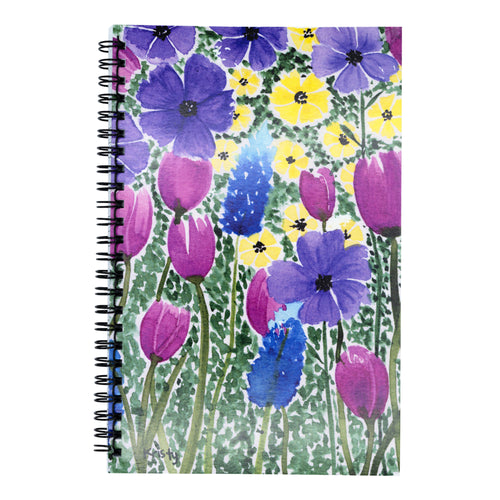 Field of Flowers Spiral Notebook
